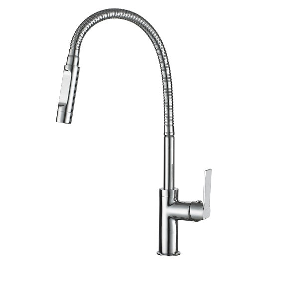 Grifo de cocina caño flexible KONCERTO cromado