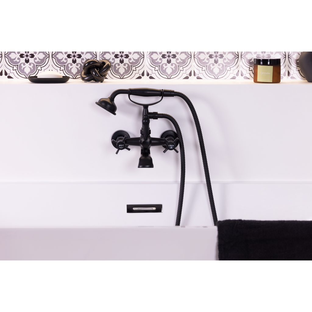 Mezclador para baño-ducha RETRO negro