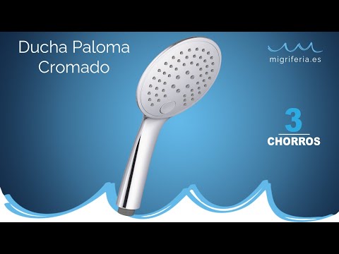 Alcachofa de ducha 3 chorros PALOMA cromado